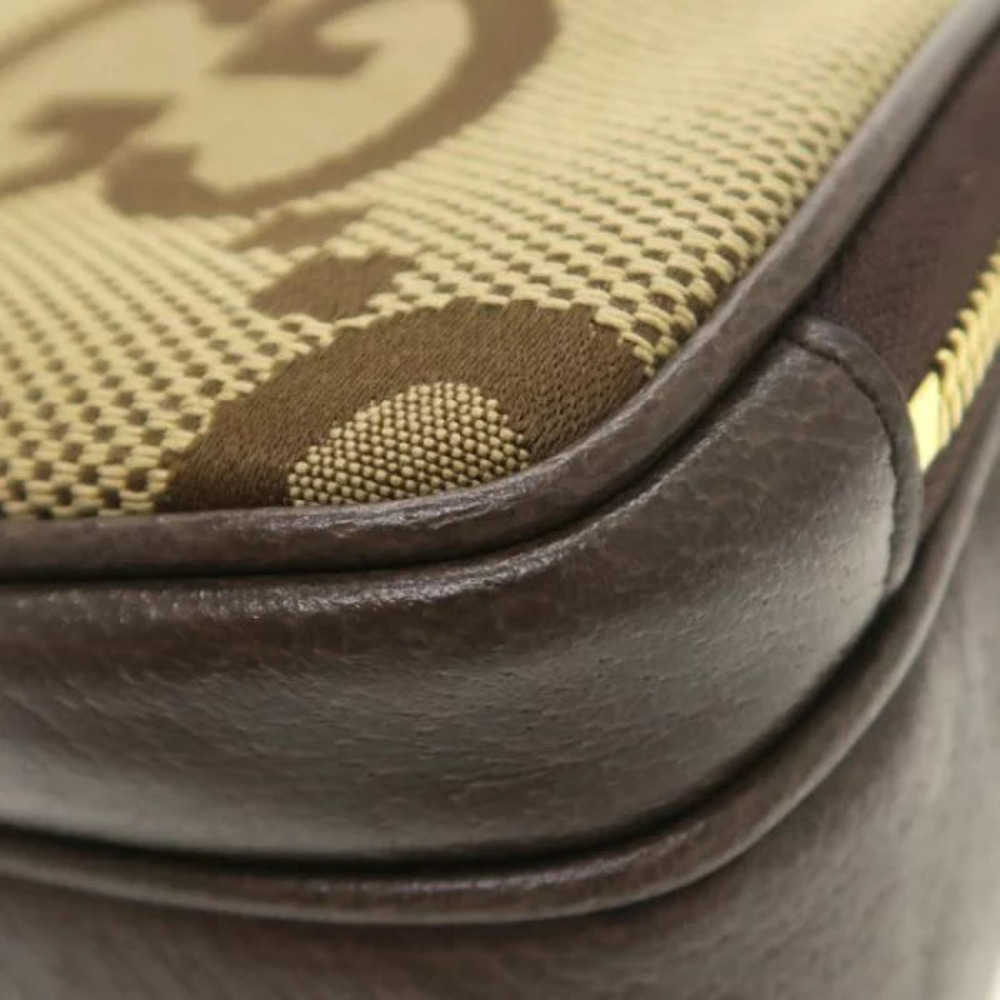 Gucci Jumbo GG Bag jacquard logo Brown - Picture 7 of 9